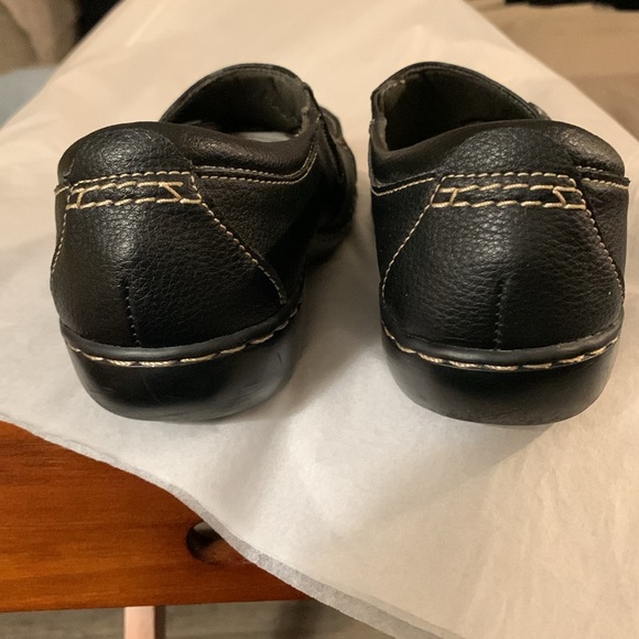 Clarks Ashland Lane Q black shoes size 10 M - Picture 6 of 8